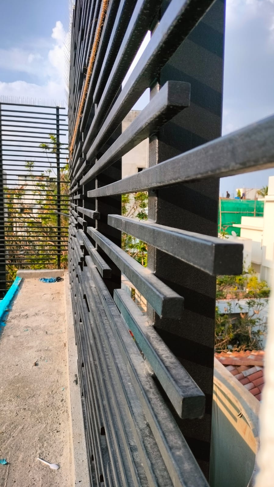 Louvered Boundary Fencing